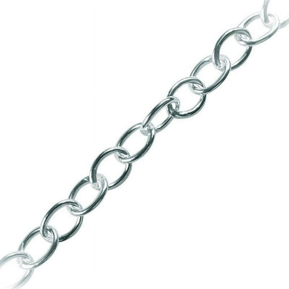 Silver Overlay Beading & Extender Chain CHSF-231-1MM