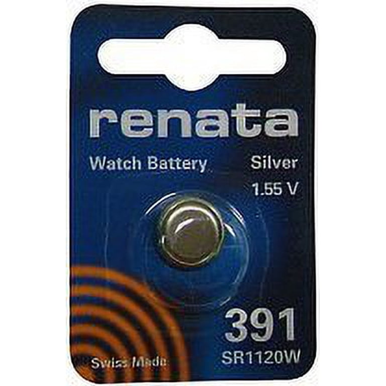 Silver Oxide Button-Cell Battery, 391 - Walmart.com