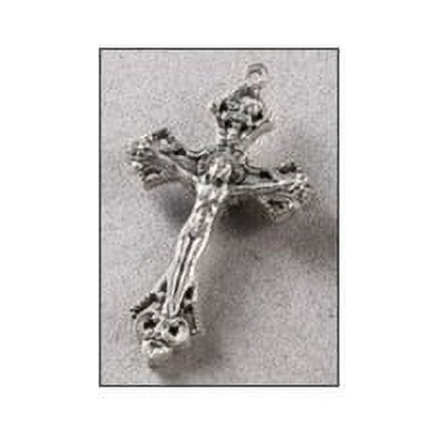 Silver Oxidized Crucifix Pendant