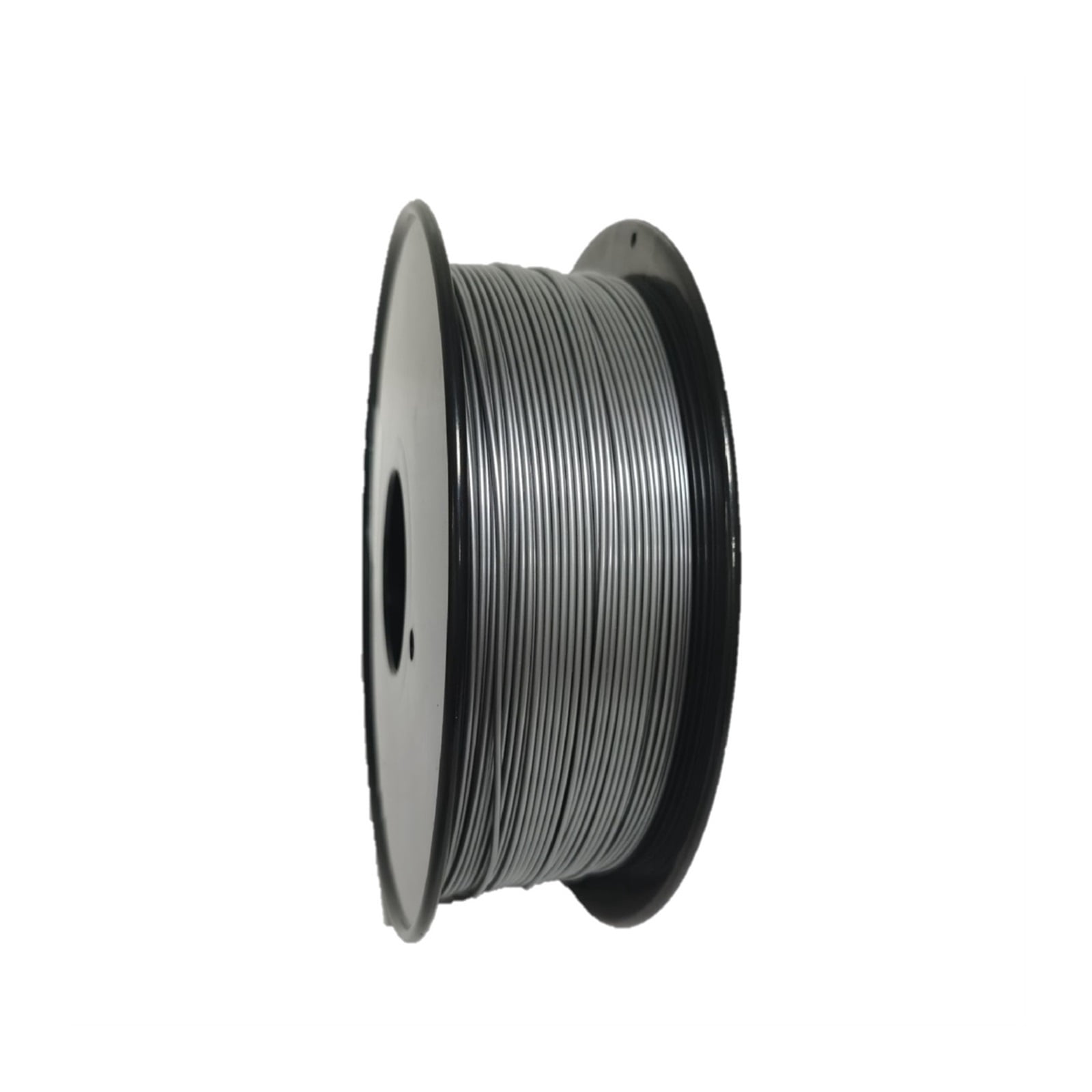 Silver PETG Filament, 1.75mm +/-0.02mm for Most 3D Printer & 3D Pen, Solid Yarn 3D Printer Accessory, 1KG Neatly Wound