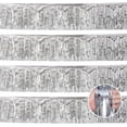 thumbnail image 1 of Silver Parade Float Fringe,NOGIS Tinsel Streamers Banners,Tinsel Fringe Banners,for Party Decoration Parade Float Decorations Graduation Ceremony Festival Celebration,11.8 in x 9.8 ft,4pack, 1 of 7