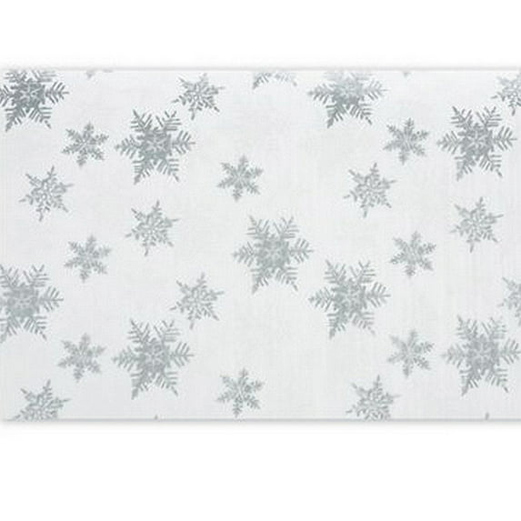 Silver Pearl Snowflakes Tissue Paper - 20in. x 30in. - 36 Sheets (43B230)
