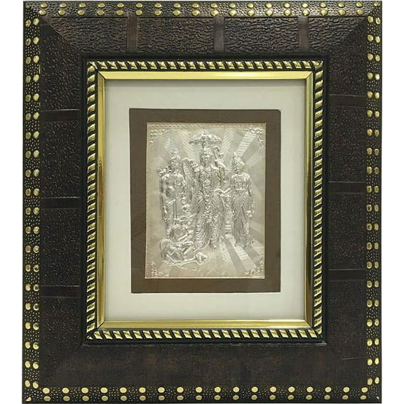 Silver Picture in Frames Ram Darbar 8"x8"