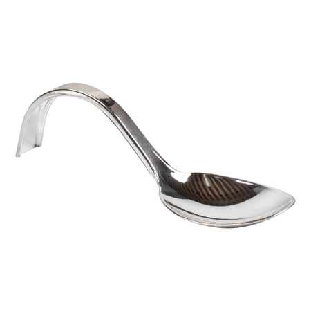 Mini Serve Silver Plastic Curly Tasting Spoon - 4" x 1" x 1 1/2" - 100 count box