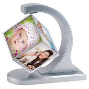 Neil Enterprises Inc. Silver Plastic Floating 6-Picture Photo Cubes - Pack of 12