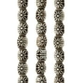 thumbnail image 1 of Silver-Plated Antique Flower Carved Tube Beads - 10mm by Bead Landing, 1 of 2