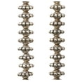 thumbnail image 1 of Silver Plated Bumpy Metal Rondel Beads - 10mm by Bead Landing, 1 of 2