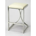 thumbnail image 1 of Silver Plated Counter Stool, 1 of 5