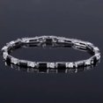 thumbnail image 1 of Silver Plated Fashion CZ Red Green Blue Crystal Charm Tennis Bracelets for Women, 1 of 9