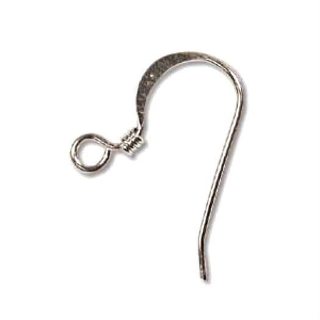 Antiqued Silver Plated Fish Hook Earring Hooks 15x15mm (50)