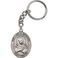 thumbnail image 1 of Silver-Plated Oxide Our Lady of Sorrows Keychain, 1 of 1