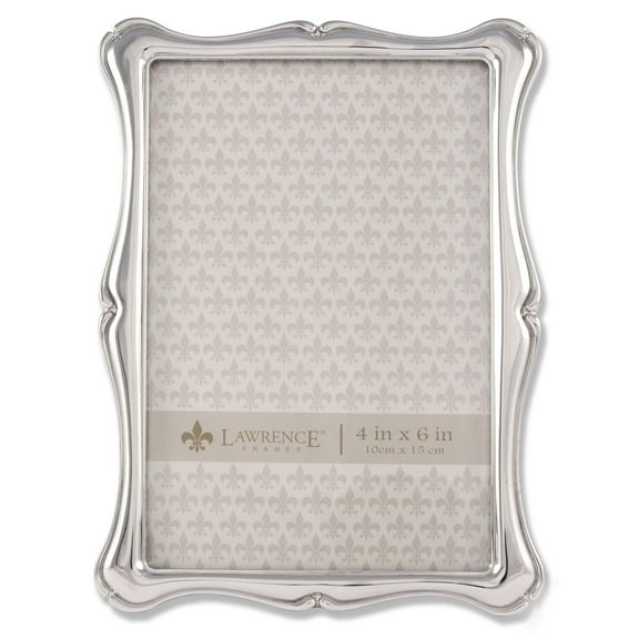 Silver Plated ROMANCE 4x6 frame by Lawrence Frames - 4x6
