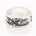 thumbnail image 1 of Silver Plated Ring Jewelry For Womens - Handmade Ring - Size US 10 - Fashion Jewelry Gift For Her - Statement Ring For Women - Stackable Gothic Bohemian style ring R-14144, 1 of 3