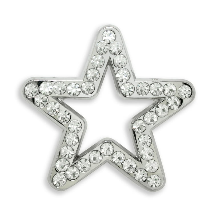 Star brooch pin top
