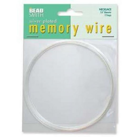 Silver Plated Stainless Steel Necklace Memory Wire