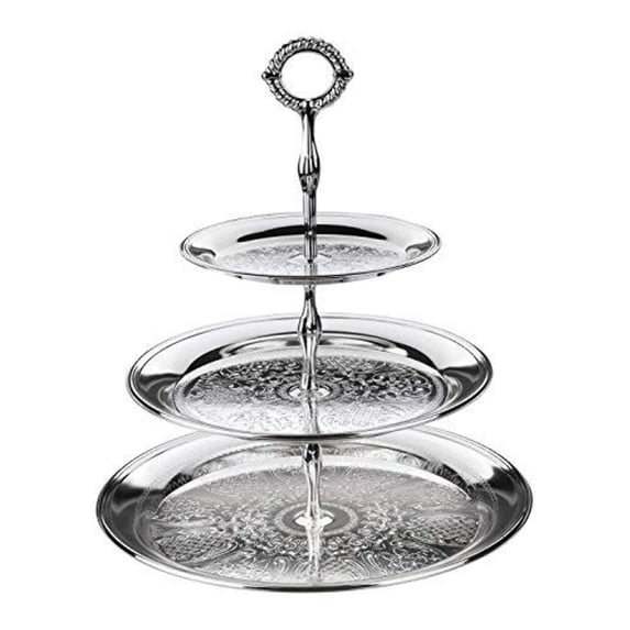 Silver Plated by Queen Anne 3-Tier Cake Stand
