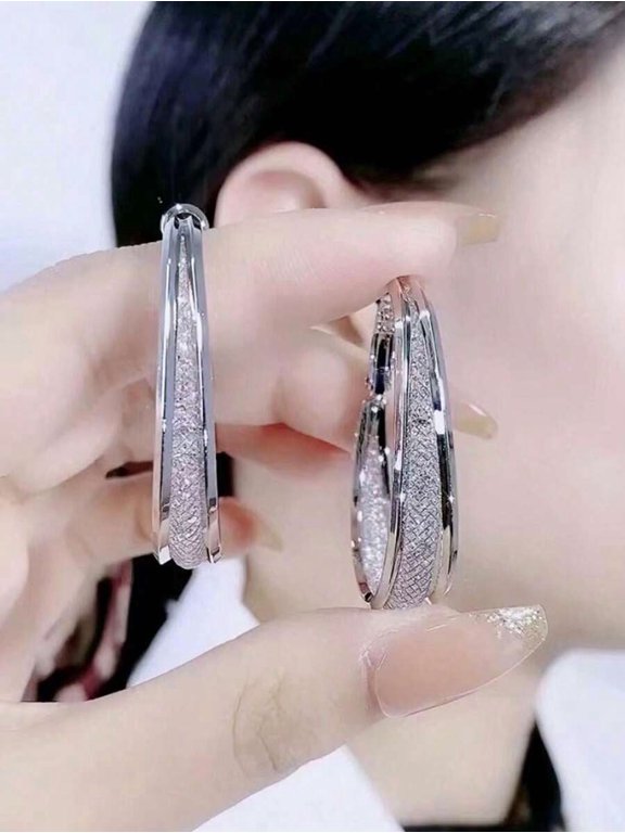 Silver Plating (item Number A1595) Silver Plated Textured Double-Layer
