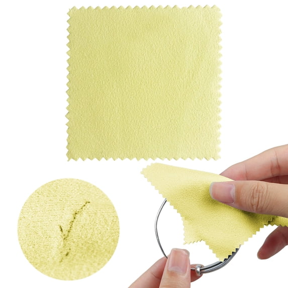 Silver Polishing Cloth Jewelry Cleaning And Polishing Cloth Made With Cotton For Gold, Silver Yellow