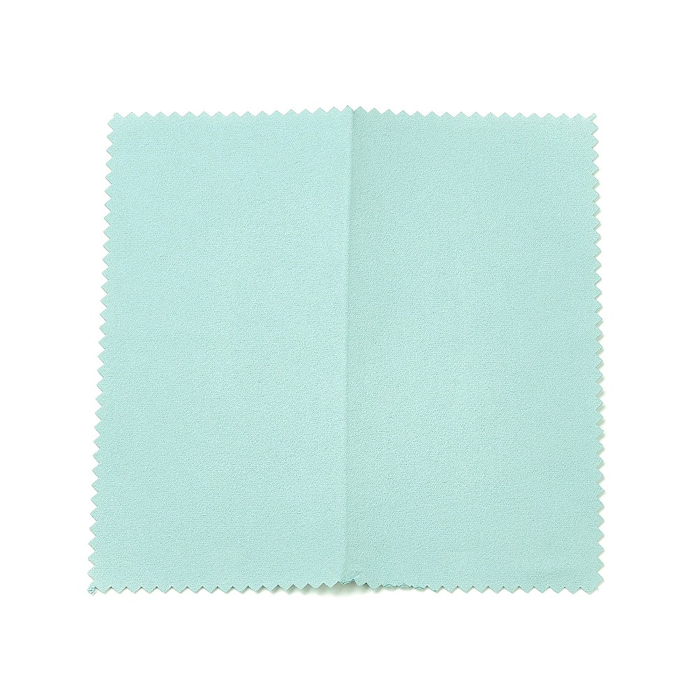 Silver Polishing Cloth Jewelry Cleaning Cloth 925 Sterling Silver Anti-Tarnish Cleaner Square Random Single color or Random Mixed color 17x17cm