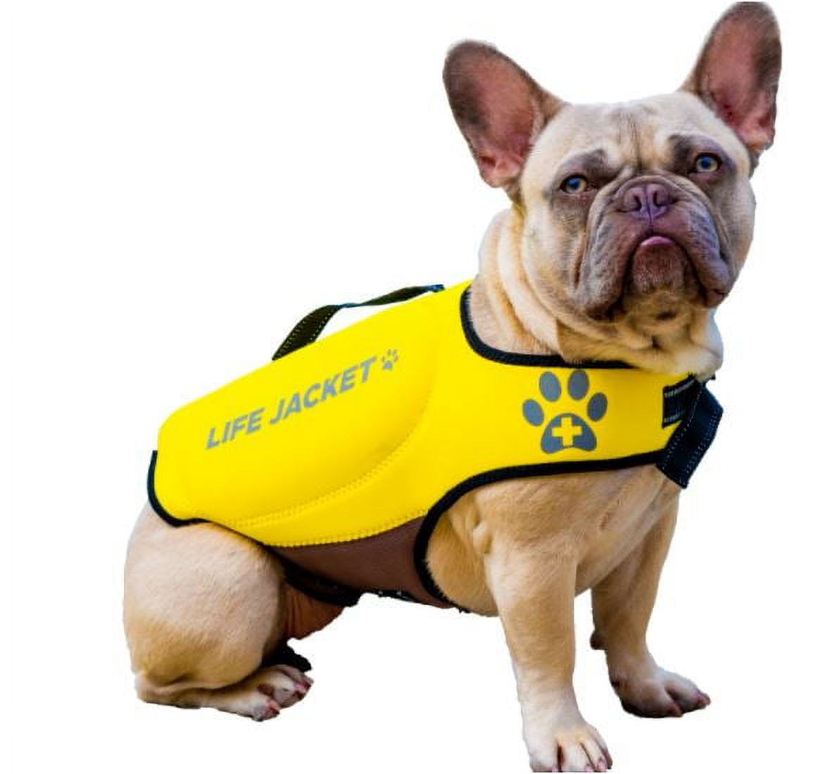 Silver Pooch Yellow Neoprene Pet Life Jacket (Small)