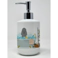 thumbnail image 1 of Silver Poodle in Bathtub Ceramic Soap Dispenser, 1 of 4