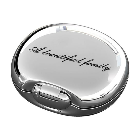 Silver Portable Drug Storage Box With 6 Compartments Sealed Moistureproof Classified Storage for Travel Pill Organizer Case 3.35X3.15X1.38 Inches