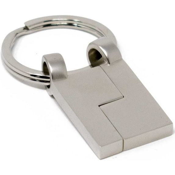 Silver Puzzle Keychain