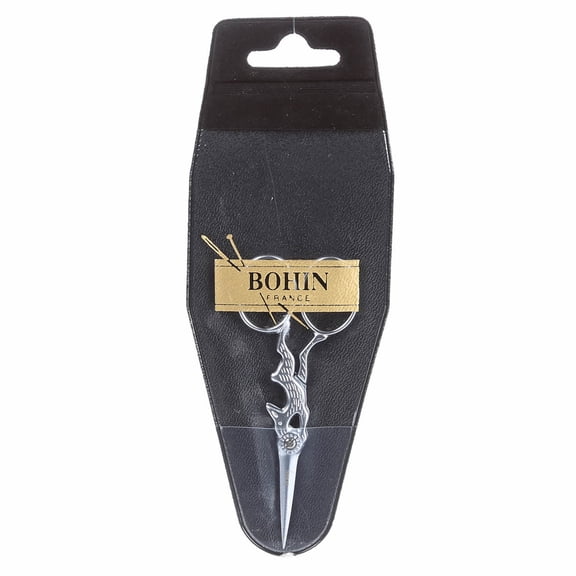 Silver Rabbit Embroidery Scissors 3-1/2", Bohin