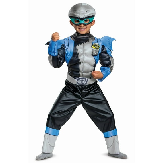 Silver Ranger Beast Morphers Toddler Muscle Costume