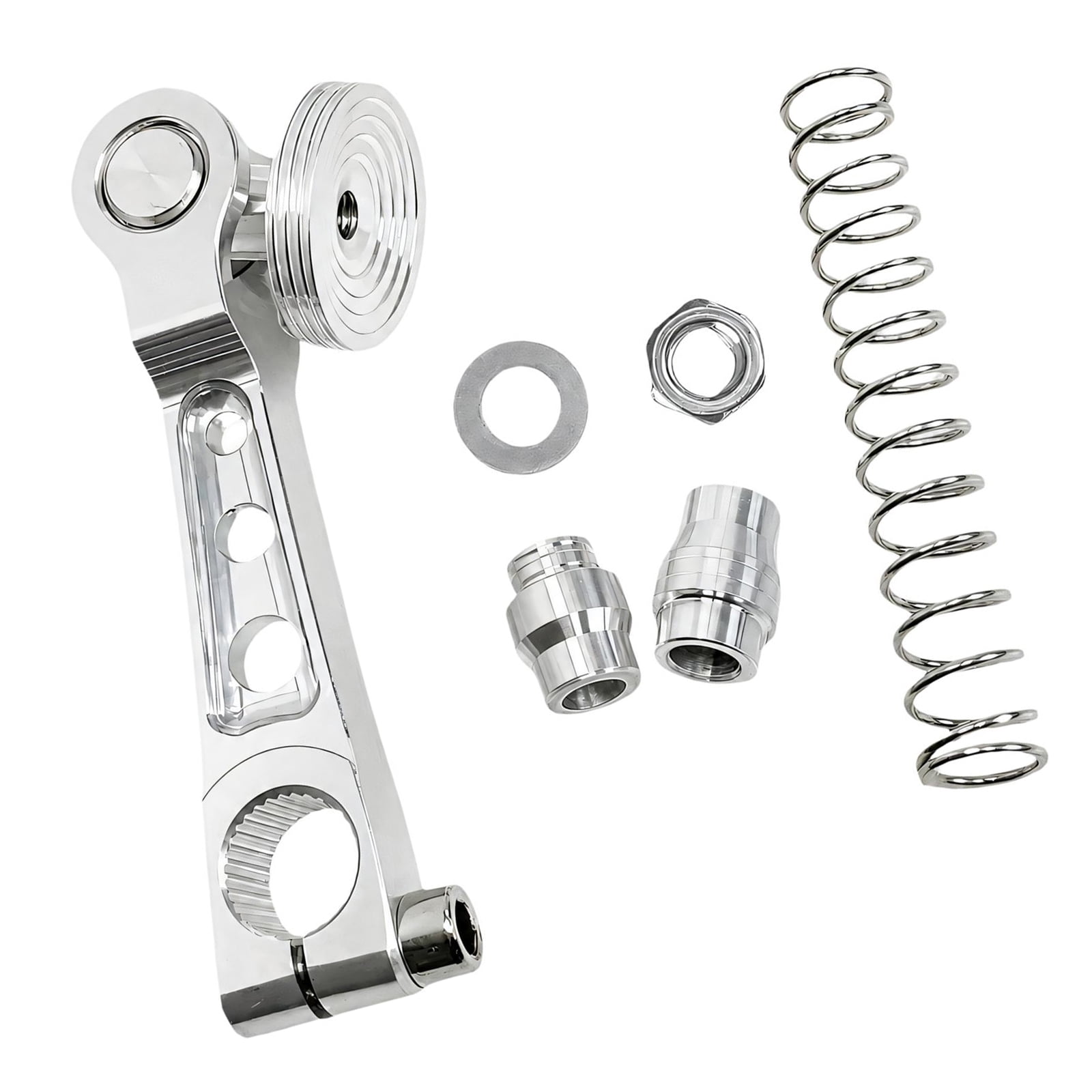 Silver Rear Brake Arm Component for Motorcycle Maintenance, Precision ...
