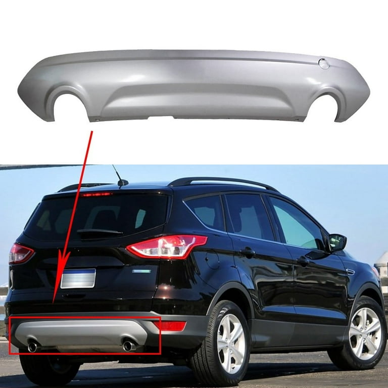 Paraurti posteriore FORD ECOSPORT, 2013 2014 2015 2016 2017 02/2018 nero, no sensori, oem CN1517K835JC5ZCT