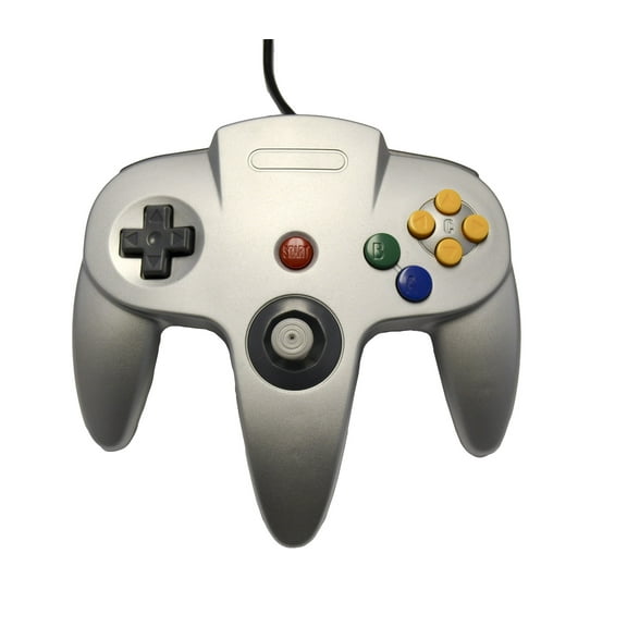 Silver Replacement Controller for Nintendo N64 by Mars Devices