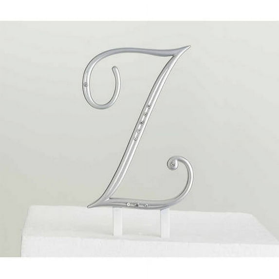 Silver Rhinestone Monogram, A