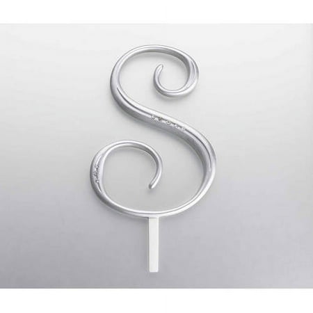 Silver Rhinestone Monogram, A
