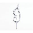 thumbnail image 1 of Lillian Rose Silver Rhinestone Monogram Large Letter I Cake Topper, 1 of 2