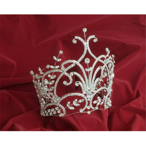 Silver Rhinestone Queen Crown