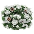 Silver Ribbon Christmas Advent Wreath Advent Wreaths Season