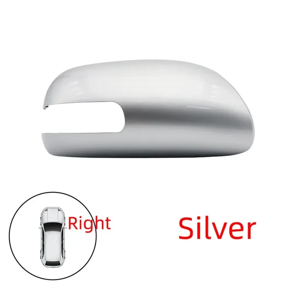 Silver Right-Mirror Cap For Toyota Corolla Altis Allion E150 2007 2008 2009 2010 2011 2012 2013 Car Wing Rearview Mirror Shell Cover Housing