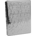 thumbnail image 1 of Silver Rings Compact (9 100s) Metal-Plated Cigarette Case & Stash Box, 1 of 3