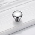thumbnail image 1 of Silver Round Cabinet Knob 1.1" 10pack, 1 of 2