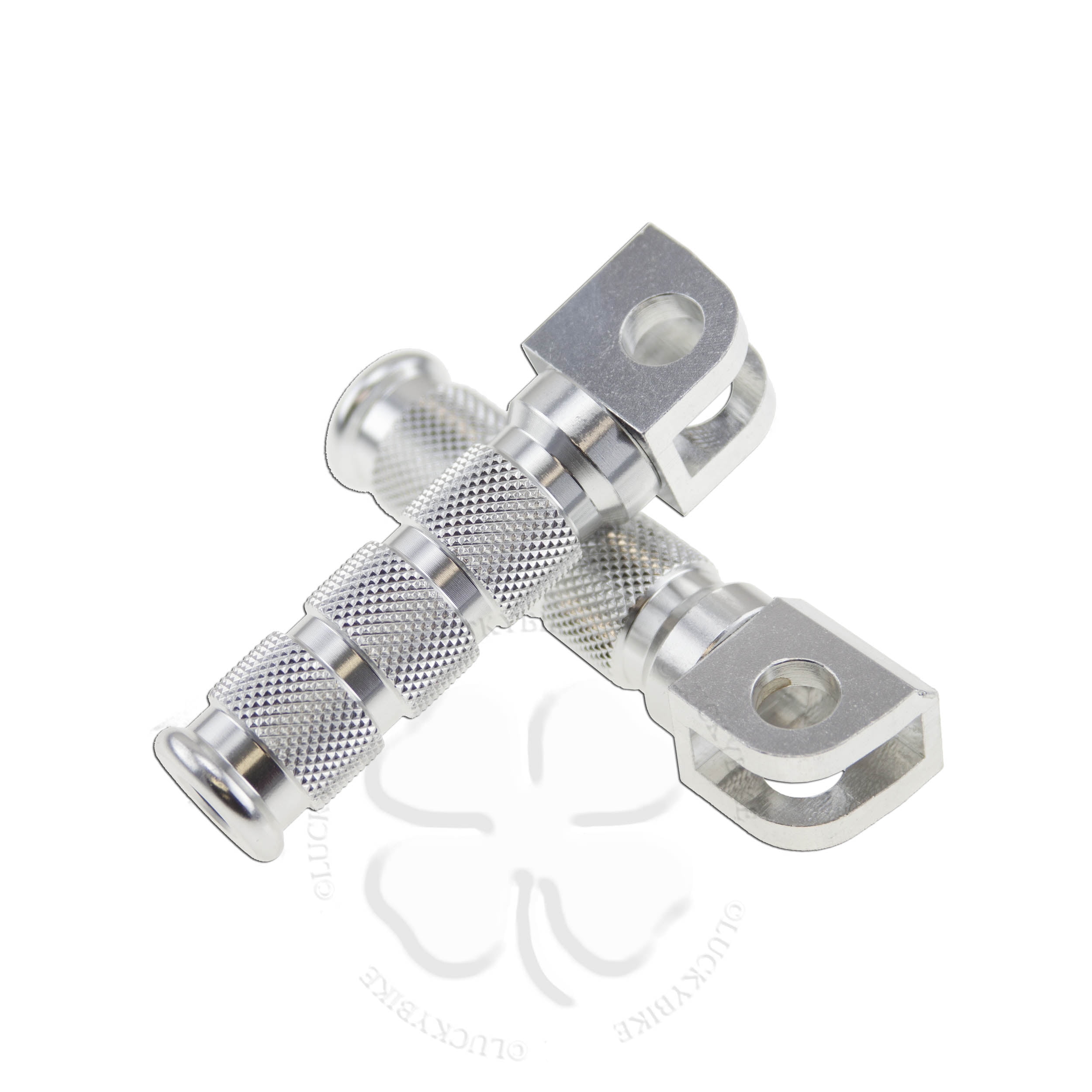 Silver Round Front Set Foot Peg Kawasaki Ninja Rider Main