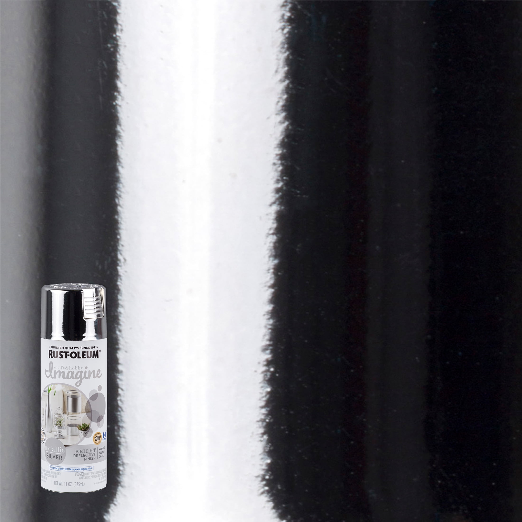 Silver, RustOleum Craft & Hobby Metallic Imagine Metallic Spray Paint 355101, 11 oz. 4 Pack