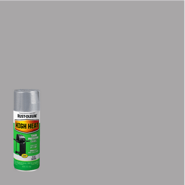 Silver, Rust-Oleum Specialty Satin High Heat Spray Paint- 12 oz, 6 Pack