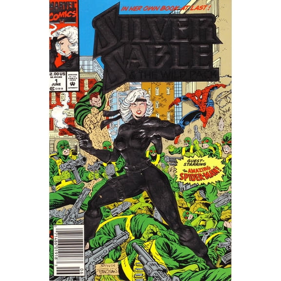 Silver Sable #1 (Newsstand) VF ; Marvel Comic Book