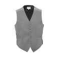 thumbnail image 1 of Silver Satin Fullback Vest, 1 of 2