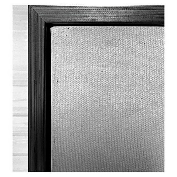 Silver Scratched Floater Frame for 1.5" deep Art Canvas. (Multiple Sizes Available) (11x14)