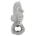 thumbnail image 1 of Silver Seahorse Hand Held Bottle Opener Embossed Aluminum, 1 of 1