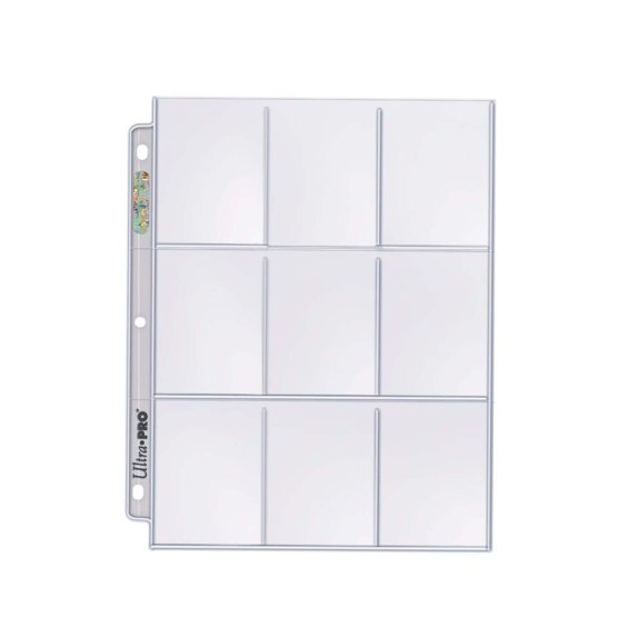 Ultra PRO: 18-Pocket Pages - Silver Series (3-Holes / 25ct)