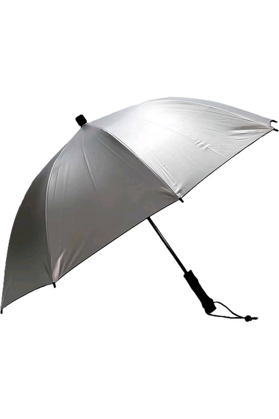 Silver Shadow Hiking Umbrella - UPF 50+ Sun & Rain Protection - Ultralight 8.9 oz Fiberglass Frame - Durable Reflective Trekking Umbrella for Backpacking, PCT, and Desert Travel