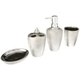 thumbnail image 1 of Silver Shimmer Bath Accessory Set, 1 of 2